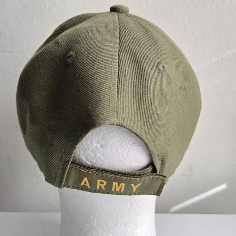 U.S. ARMY Green Adjustable Cap Hat Officially Licensed‎ U.S. WARRIORS Logo Seal